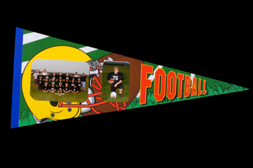 Football photo pennant, click to enlarge
